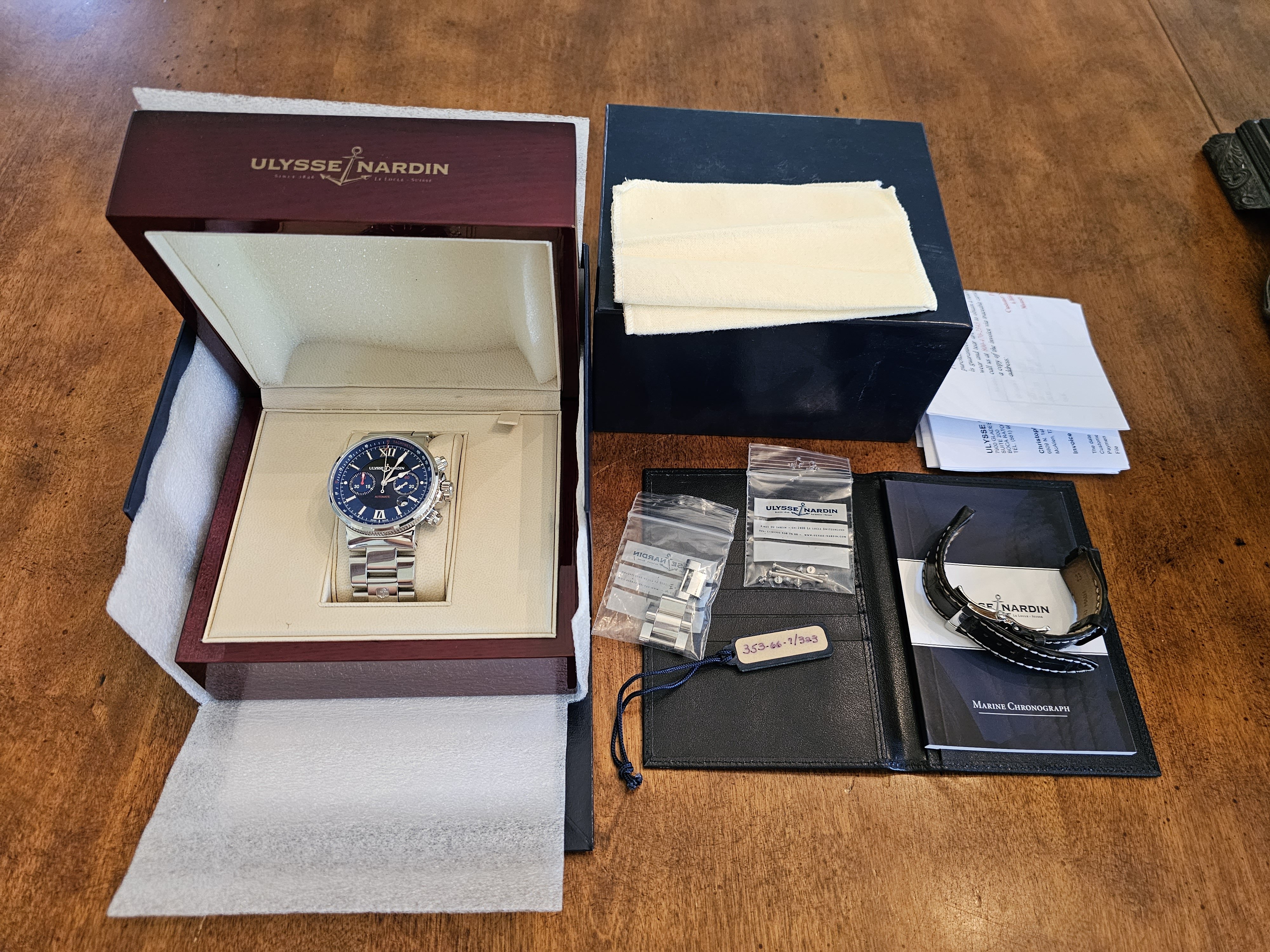 4 200 USD Ulysse Nardin Maxi Marine Chronograph 353 66 323