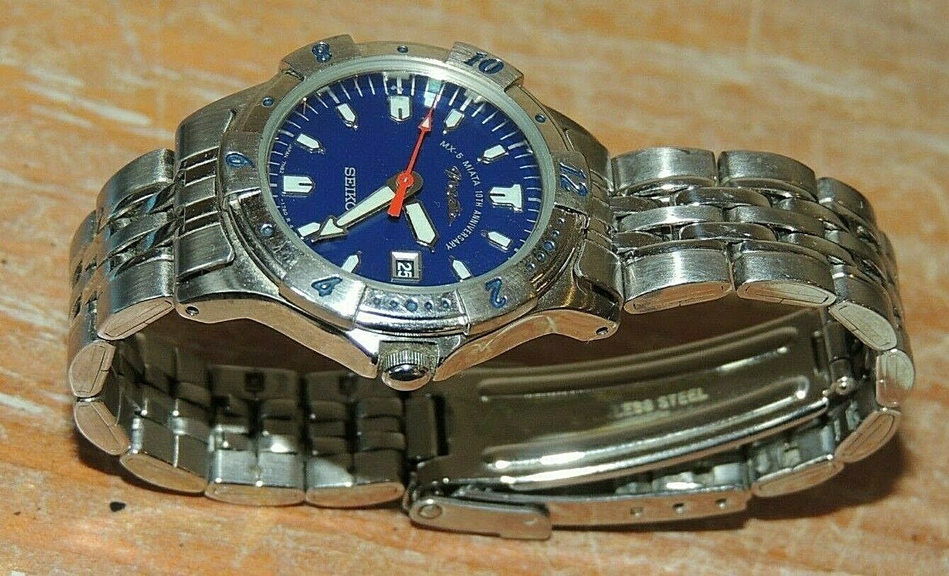 SEIKO MX-5 10th Anniversary 腕時計 SEIKO CHRONOGRAPH MOTORSPORTS MAZDA MX-5 MIATA 10TH