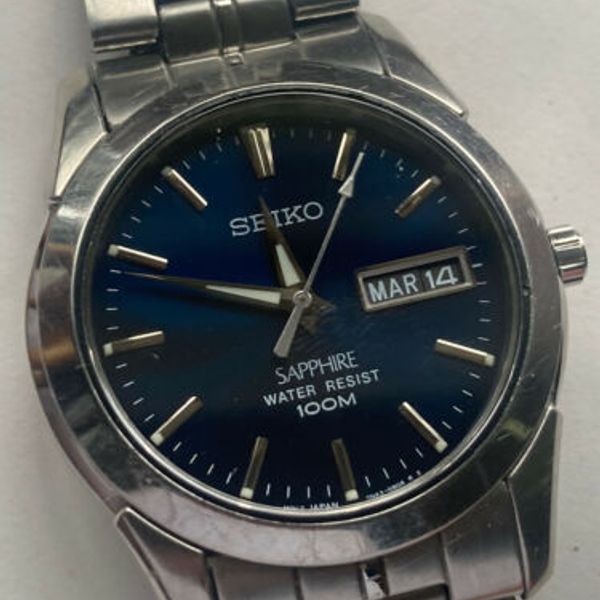 Seiko Mens Saphire Glass Watch 7n43-OARO | WatchCharts Marketplace