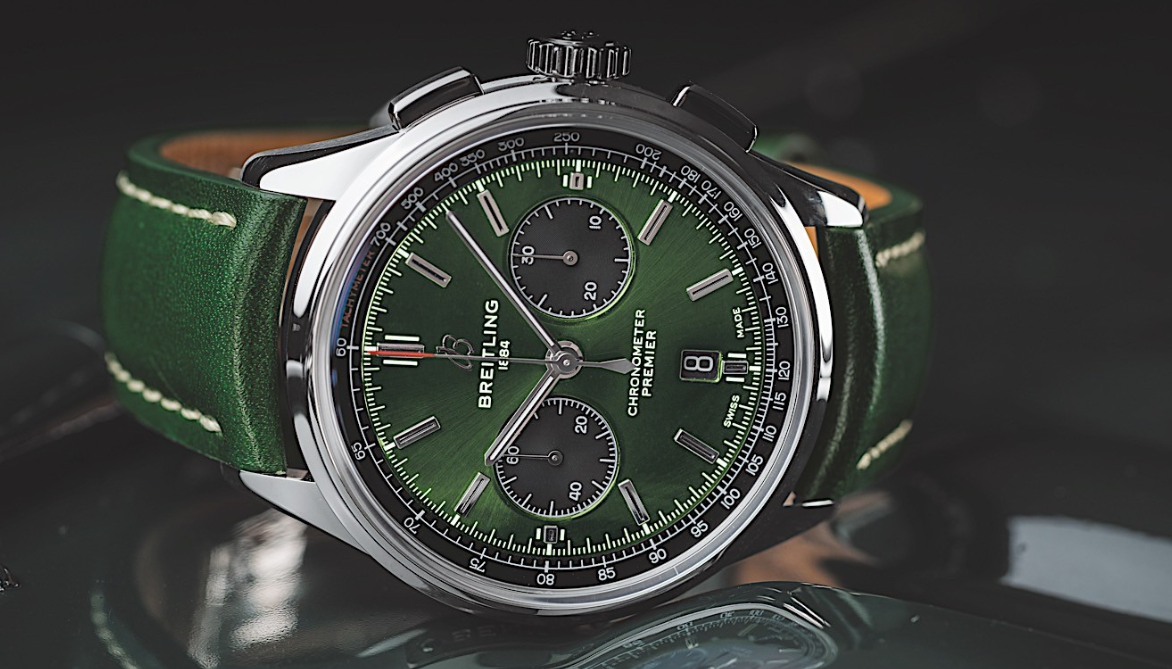 breitling premier b01 green