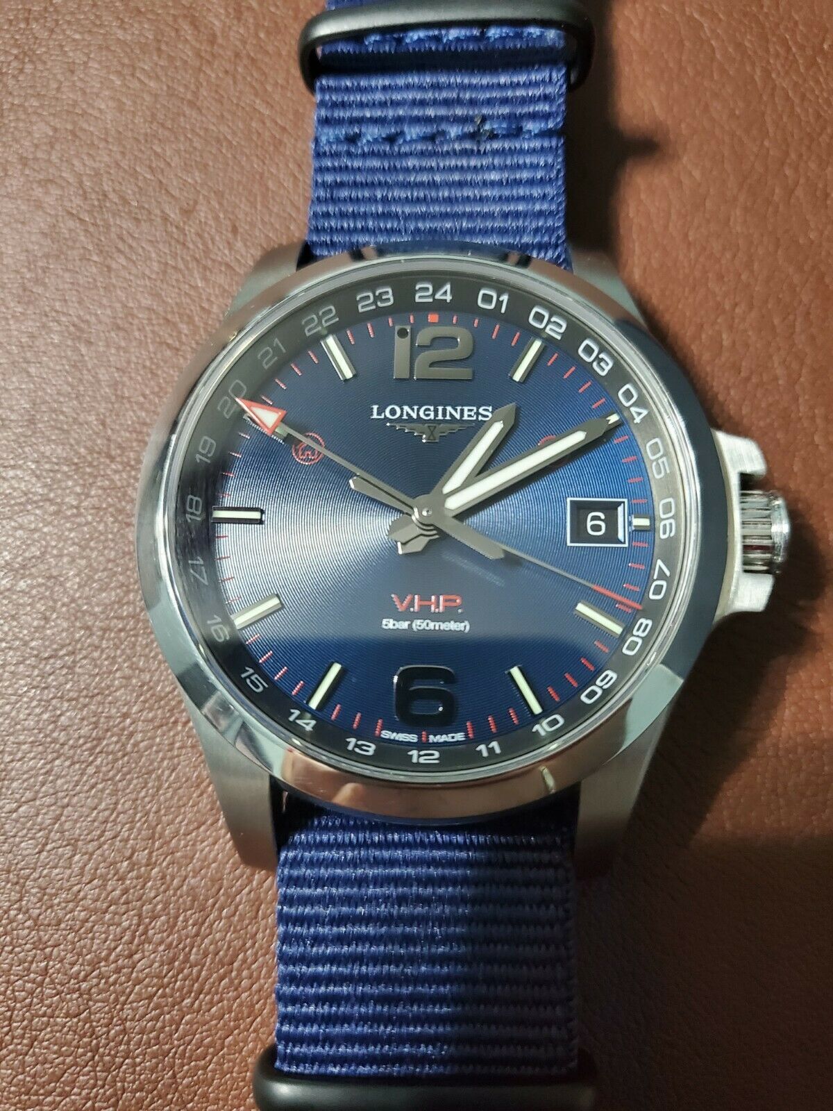 Longines L37184966 V.H.P Conquest GMT WatchCharts Marketplace