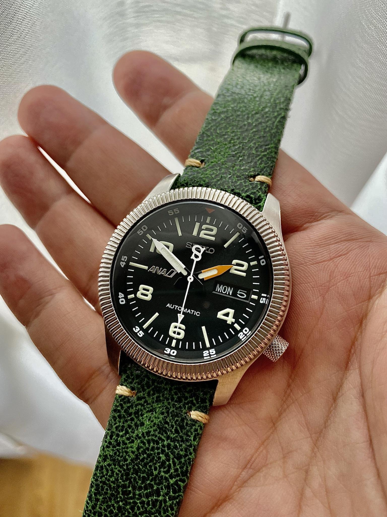 WTS Seiko ANA Pilots 7S26 0620 very good condition