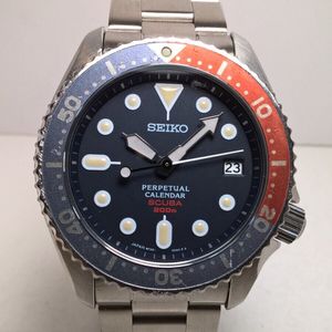 Seiko Prospex Scuba 200m SBCM027 8F35-00A0 Perpetual HAQ; Sapphire