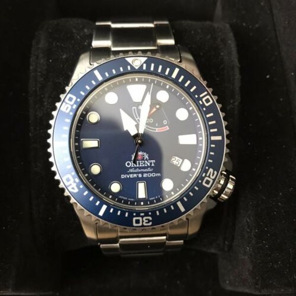 Orient Neptune Triton RAEL0002L Blue Automatic Diver Power Reserve