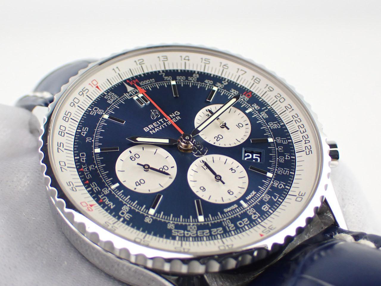 Breitling Navitimer B01 chronograph blue dial AB0127211C1P1 AB0127 finished pre owned WatchCharts Marketplace