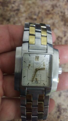 tissot 1853 men wrist watch square chronograph quartz swiss