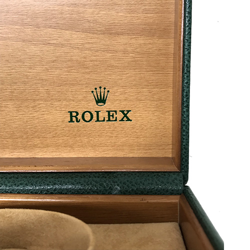 Empty rolex hot sale watch box