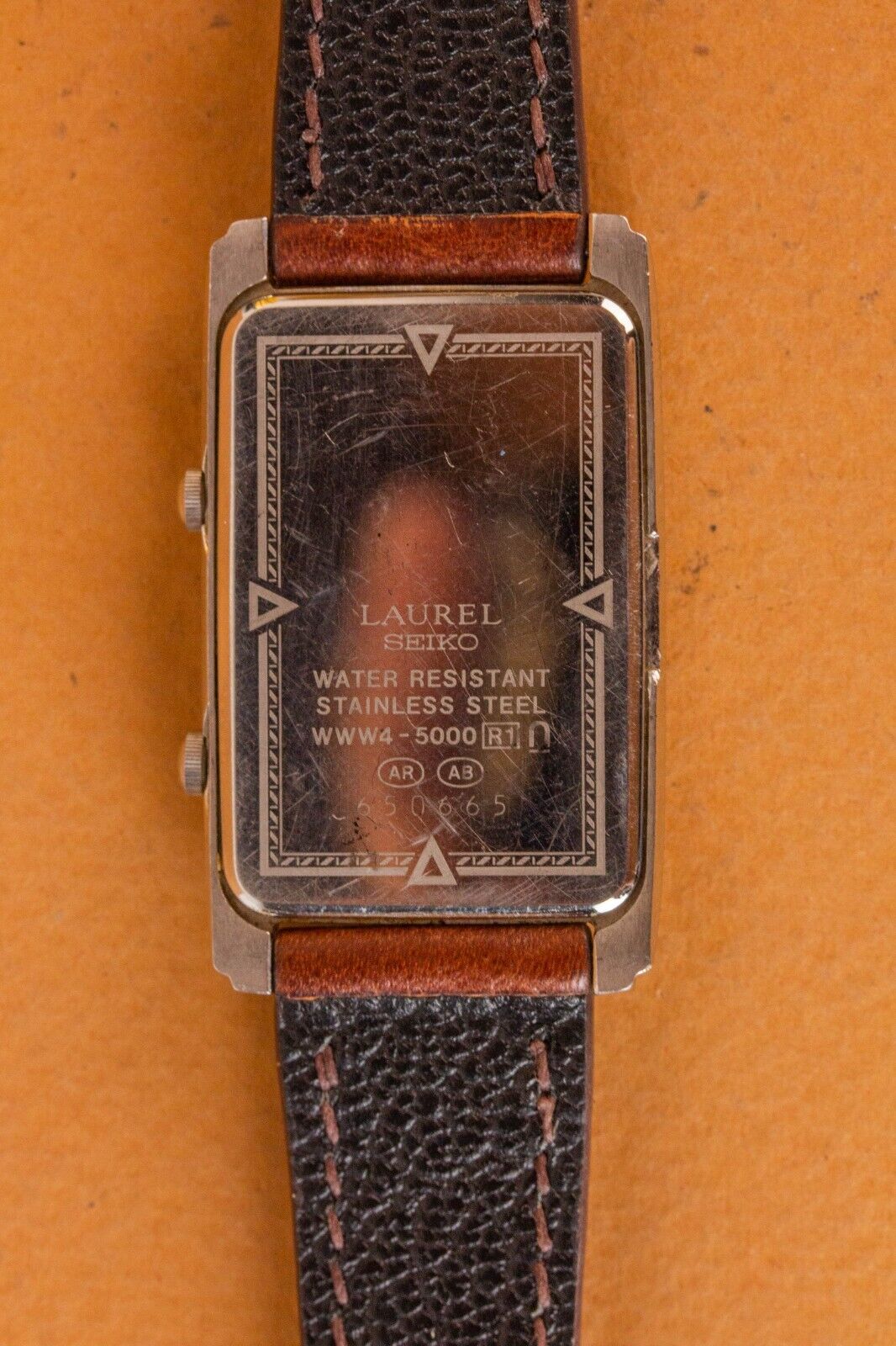 Seiko Laurel Dual Time WWW4-5000 LJAP601 Rectangular 41x25mm Mens