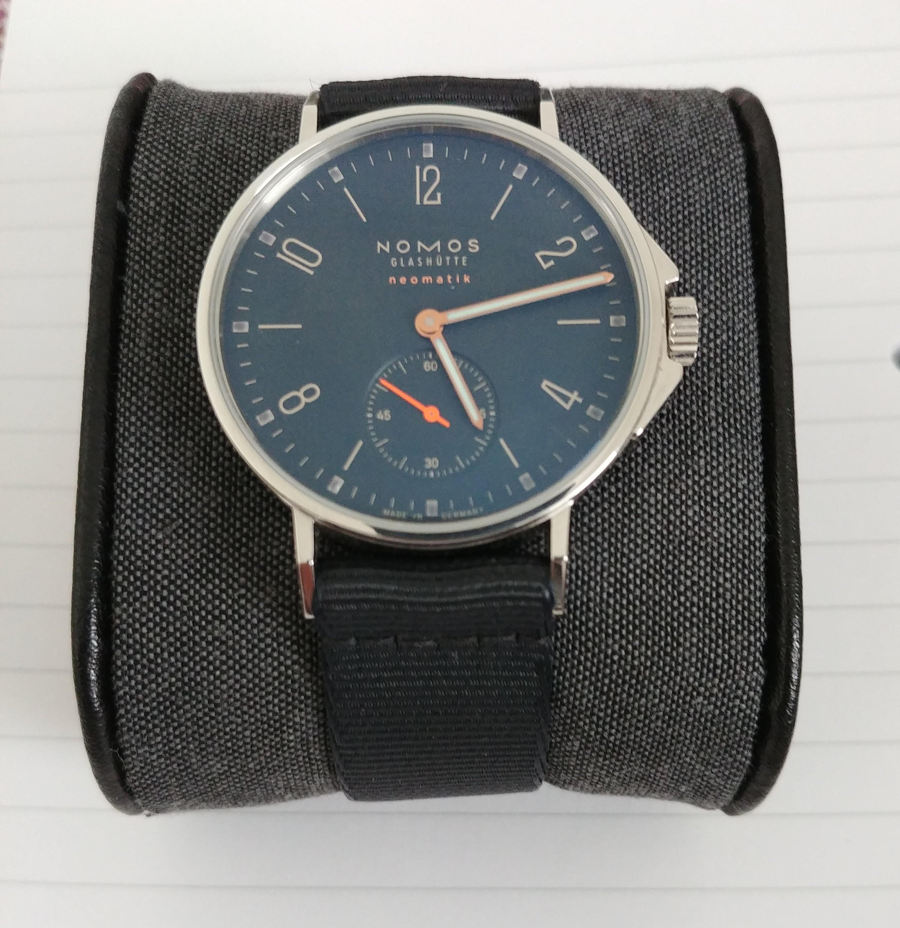 WTS Nomos Ahoi Neomatik Ref 561 2 extra Nomos straps USD