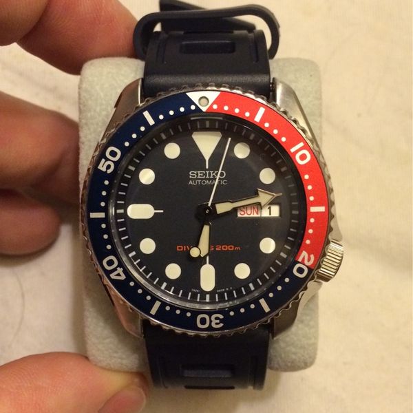 FS: (TRADED) Seiko SKX009 with navy Isofrane strap | WatchCharts