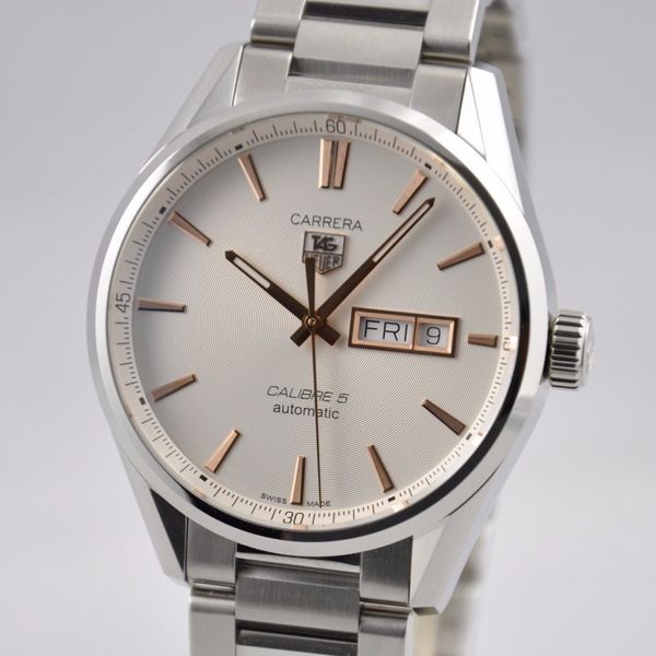 FS: Tag Heuer Carrera Day Date Calibre 5 41mm WAR201D Silver WAR201D ...