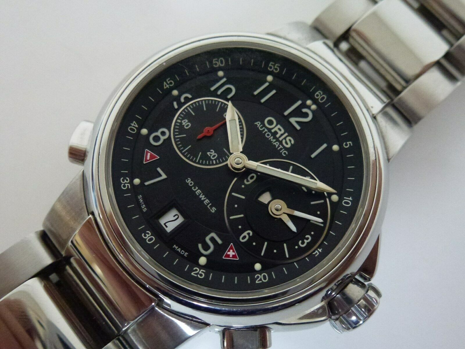 ORIS Worldtimer GMT Small Second Automatic Date Men s Watch Ref