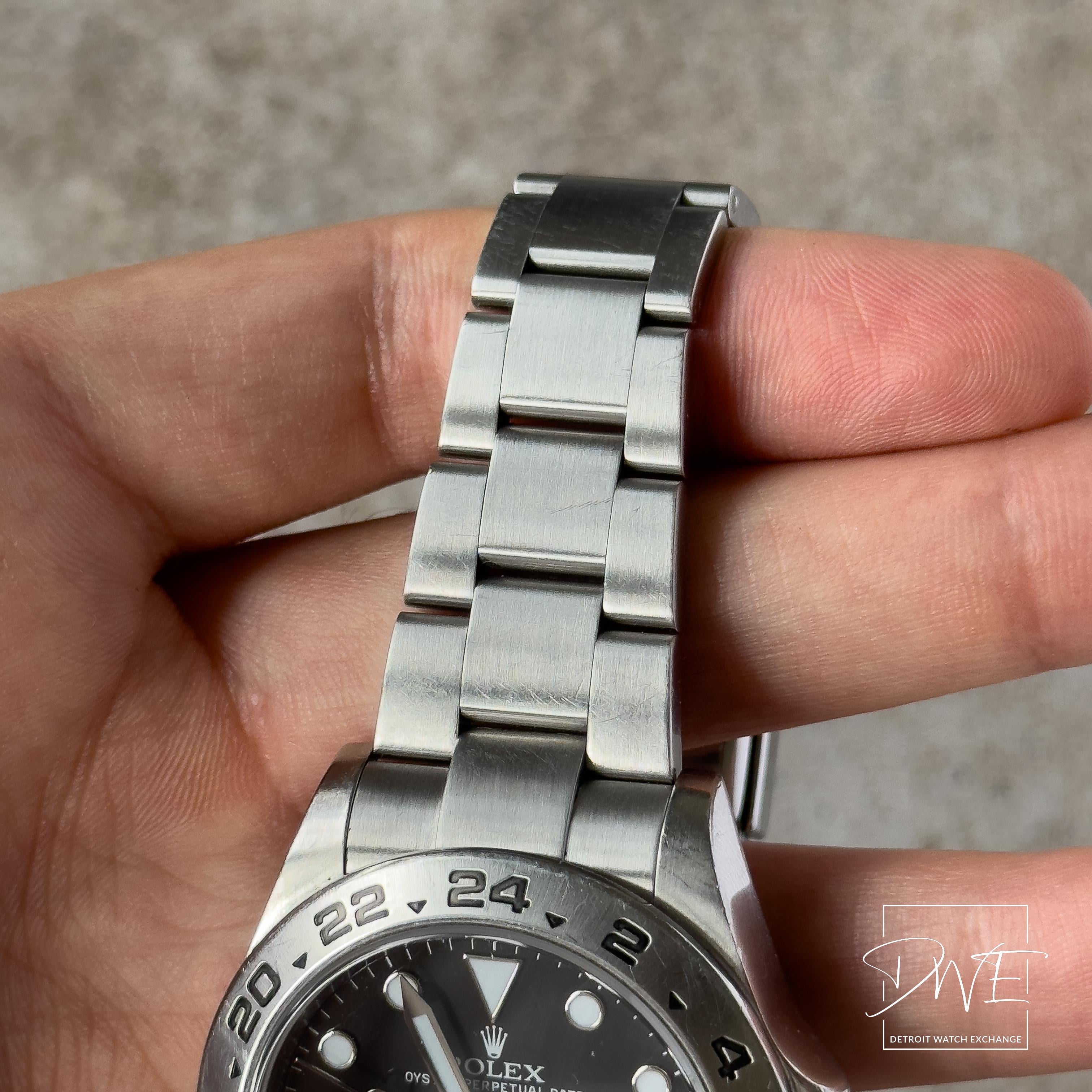 WTS Rolex Explorer II 216570 w eBay Authenticity Card