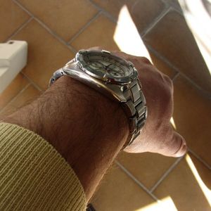 SEIKO VELATURA QUARTZ CHRONOGRAPH 7T62-0HD0,WHITE DIAL,BEAUTIFUL