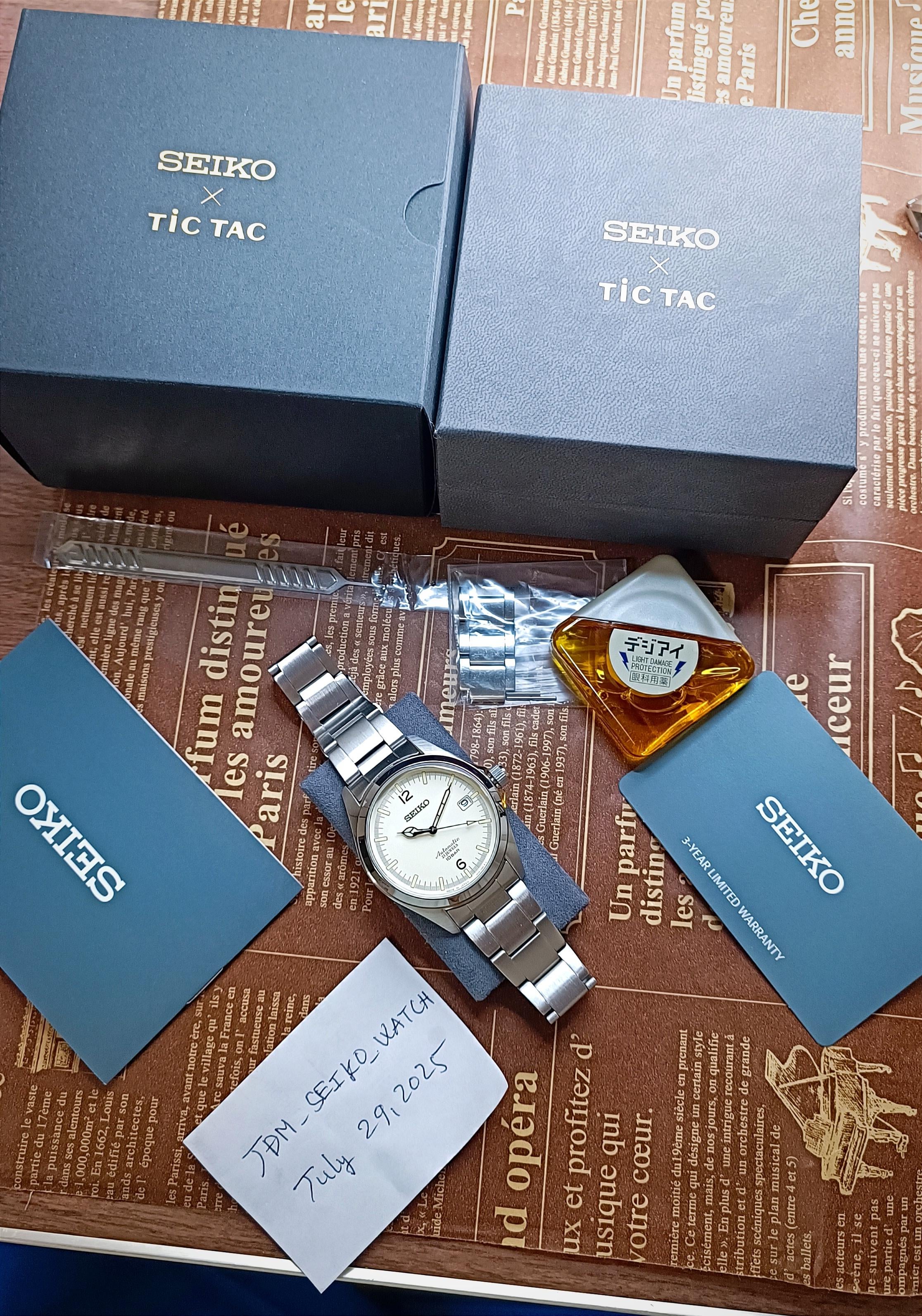 WTS] SEIKO x TiCTAC SZSB032 CREAM DIAL LIMITED EDITION – LIKE NEW