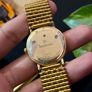 3862△ 稼働 RAYMOND WEIL 18Kゴールドクォーツ腕時計 F x2 Ladies Raymond Weil 18k Gold Plated Running Quartz inc 9932