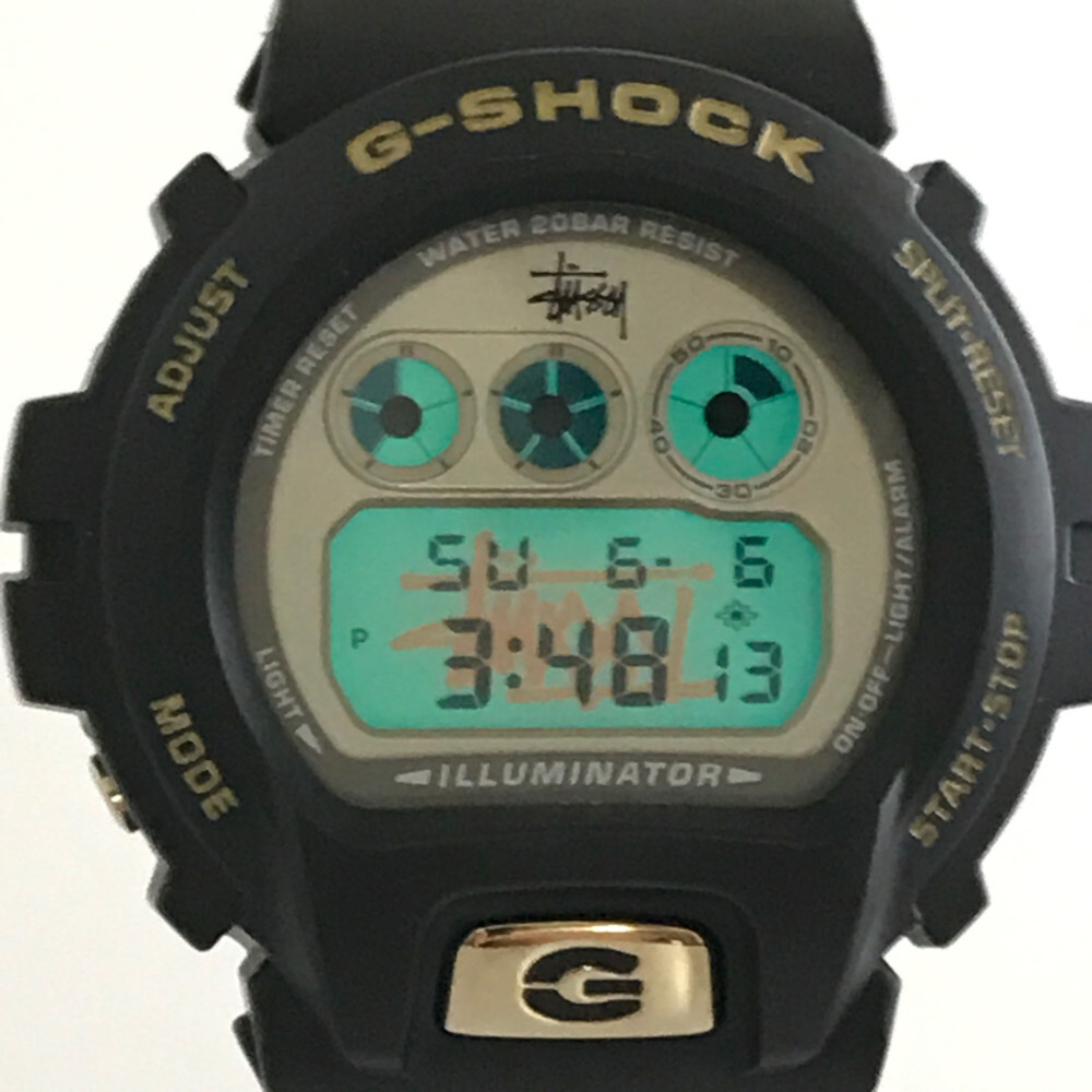 Used] [Men] CASIO G-SHOCK x STUSSY DW-6900STS-9JR Casio G-SHOCK