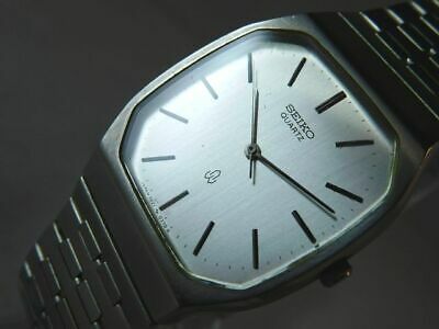 GOOD!! SEIKO 2621-5180 SILVER MEN'S VINTAGE WATCH JAPAN-A QUARTZ