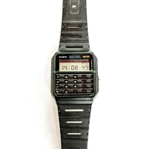 Vintage Casio Men S Ca53w Calculator Watch Back To The Future Marty Mcfly Watchcharts