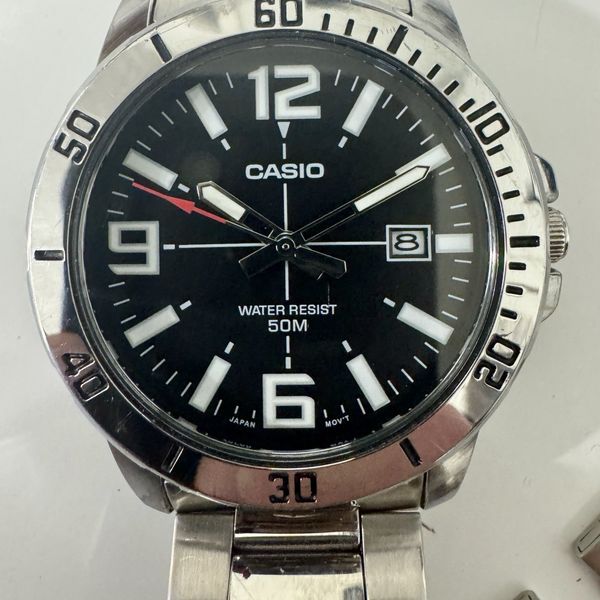 Range Bezel Color Casio MTP-VD01D-1BV Wrist Watch for Men | WatchCharts Marketplace