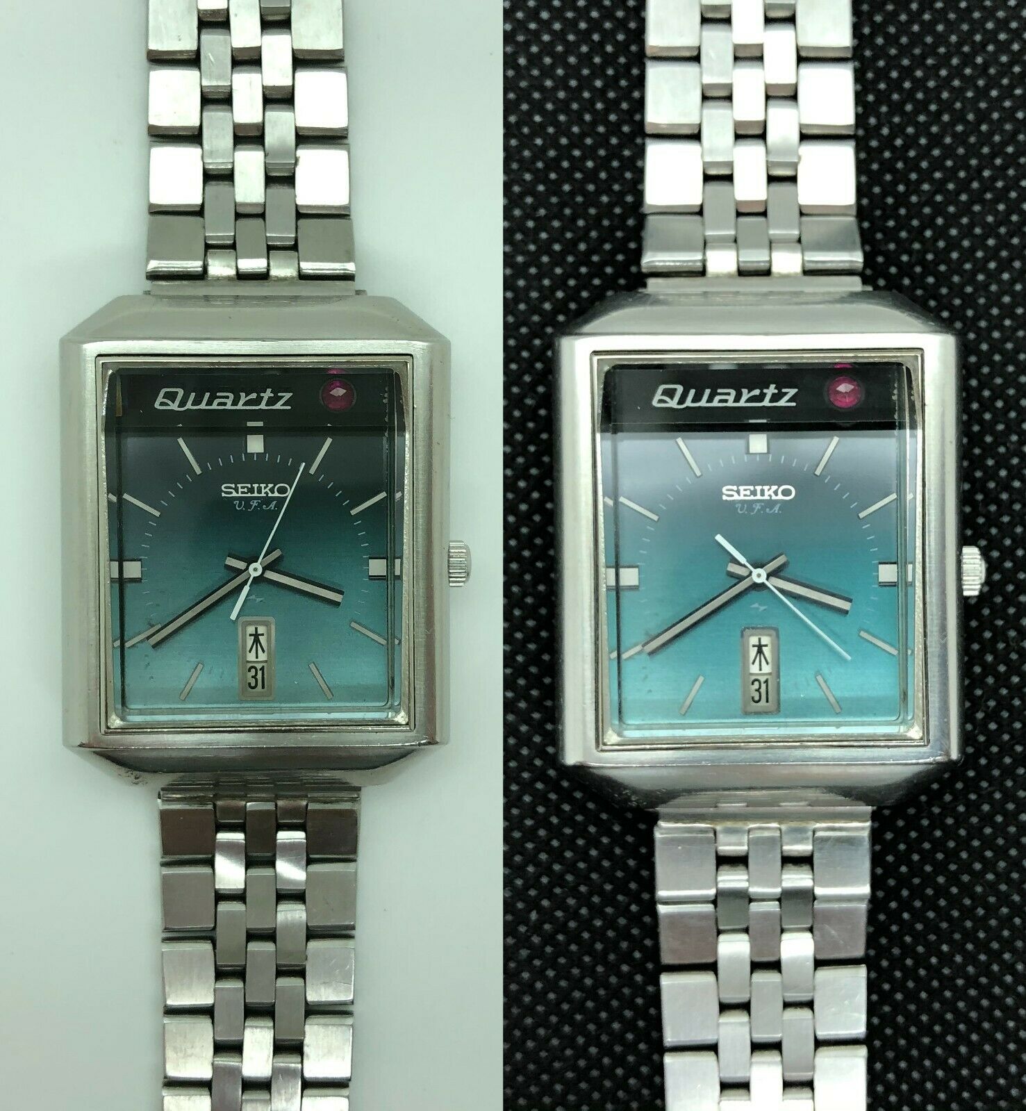 w812] SEIKO Quartz VFA 3923-5010 Flash LED Vintage 13J New battery