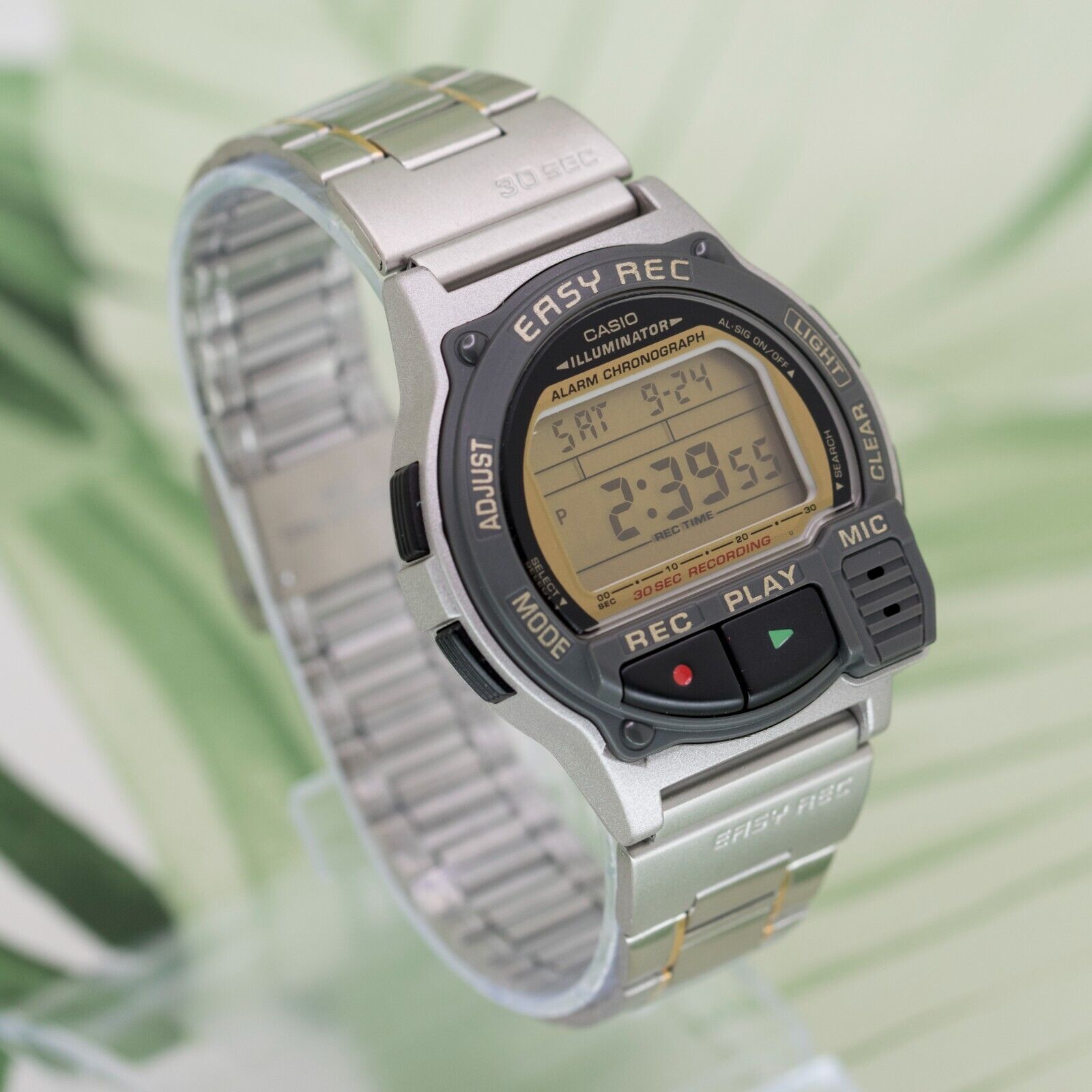 1999 NOS CASIO A-V3 EASY REC 30 SEC RECORDING ILLUMINATOR VINTAGE