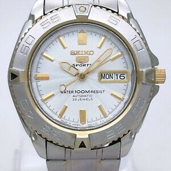 Vintage Seiko 5 Sport 7S36-00Y0 100m Automatic 23J Japan 40mm Men's Wrist  Watch | WatchCharts