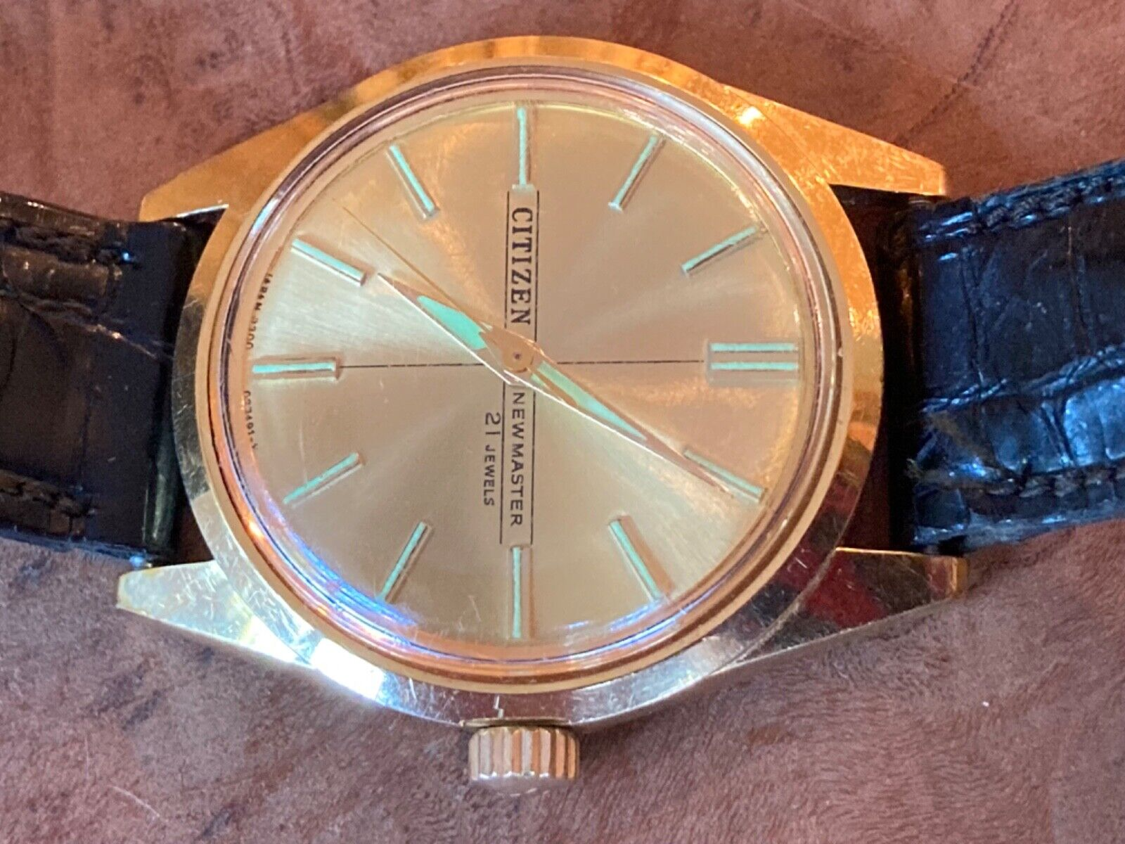 Vintage CITIZEN NEW MASTER #63-4026 Hand Winding 21 Jewels Mens