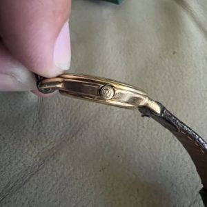 VINTAGE Gucci 3000L 18k Gold Plated Women's Watch Red and VINTAGE Gucci 3000L 18k Gold Plated Women's Watch Red and