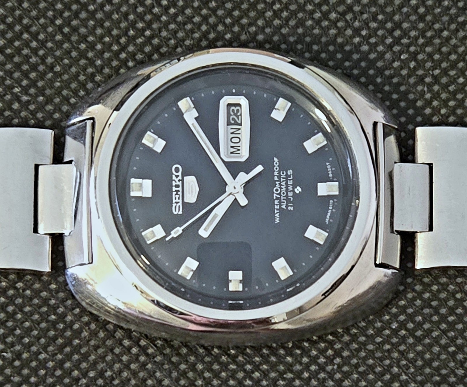 希少/良品/稼働】SEIKO5 ACTUS SS 23石 6119-8410 希少/良品/稼働