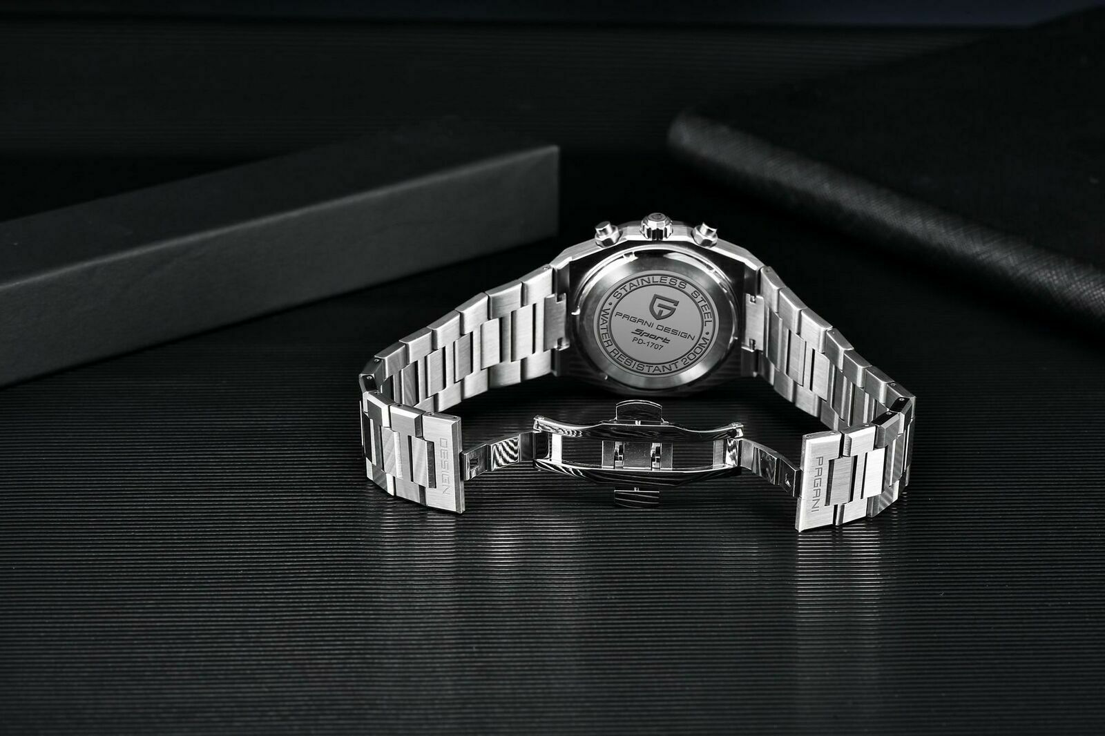 Pagani Design PD-1707 V2 Watch “Royal Oak” Chronograph Seiko VK63 *UK  STOCK*