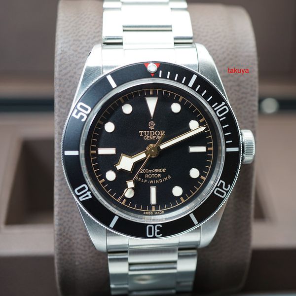 FSOT:Tudor 79220N HERITAGE BLACK BAY ETA MOVEMENT BLACK BEZEL BRACELET ...