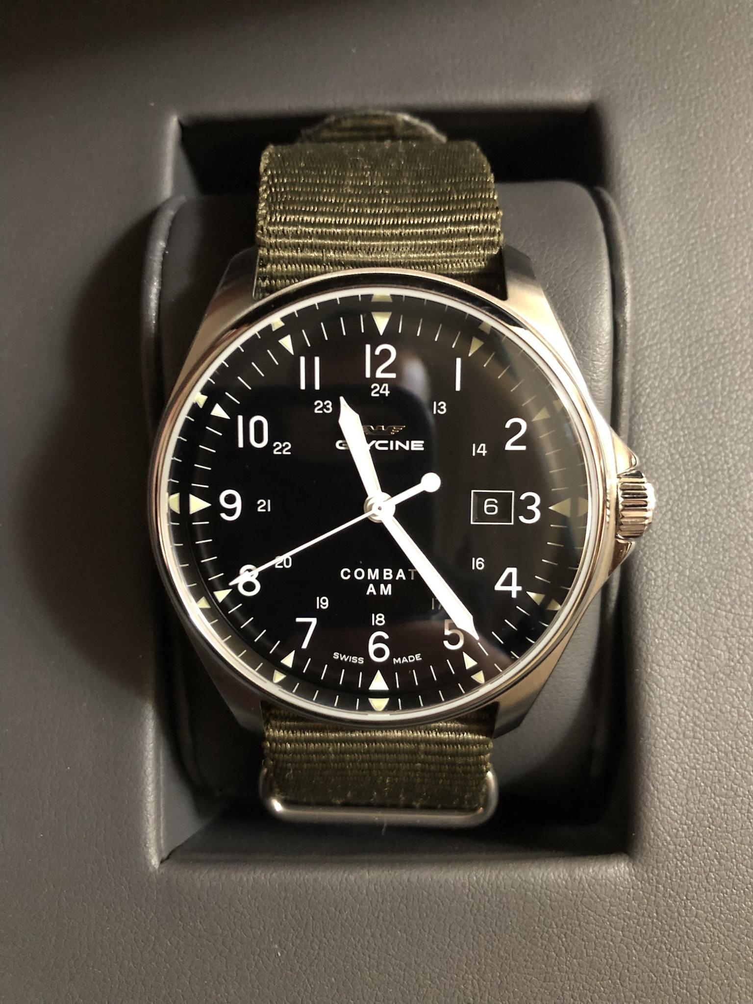 WTS Glycine Combat 6 Vintage GL0122 WatchCharts Marketplace