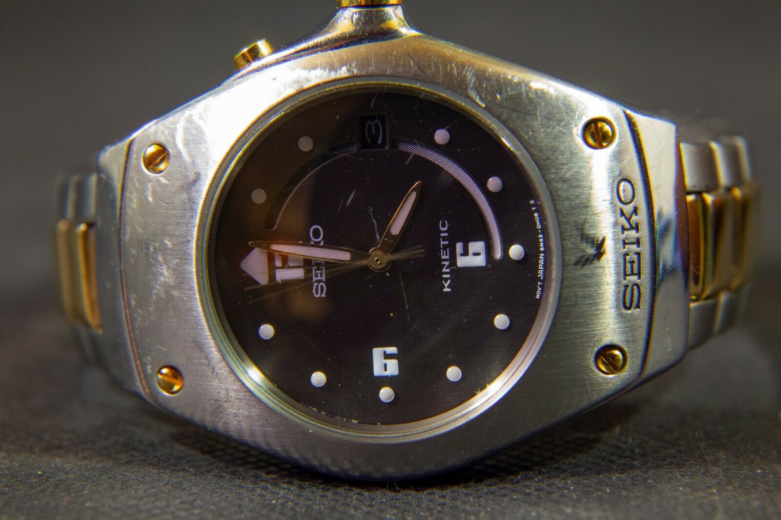 Vintage Seiko Arctura Kinetic Automatic Wristwatch - Jörg Hysek Retro  5M42-0E39 | WatchCharts
