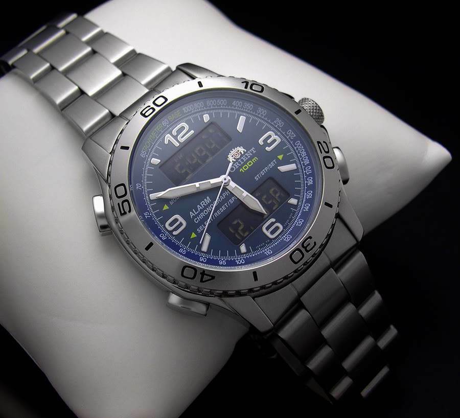 Orient VZ00-C1-A Vintage, Analog & Digital, LCD, CHRONOGRAPH