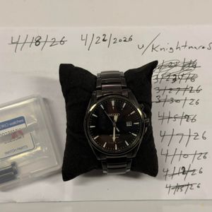 Japan 1993 SEIKO AGS watch [ASTERISK] 5M22-6A20 Original band, new