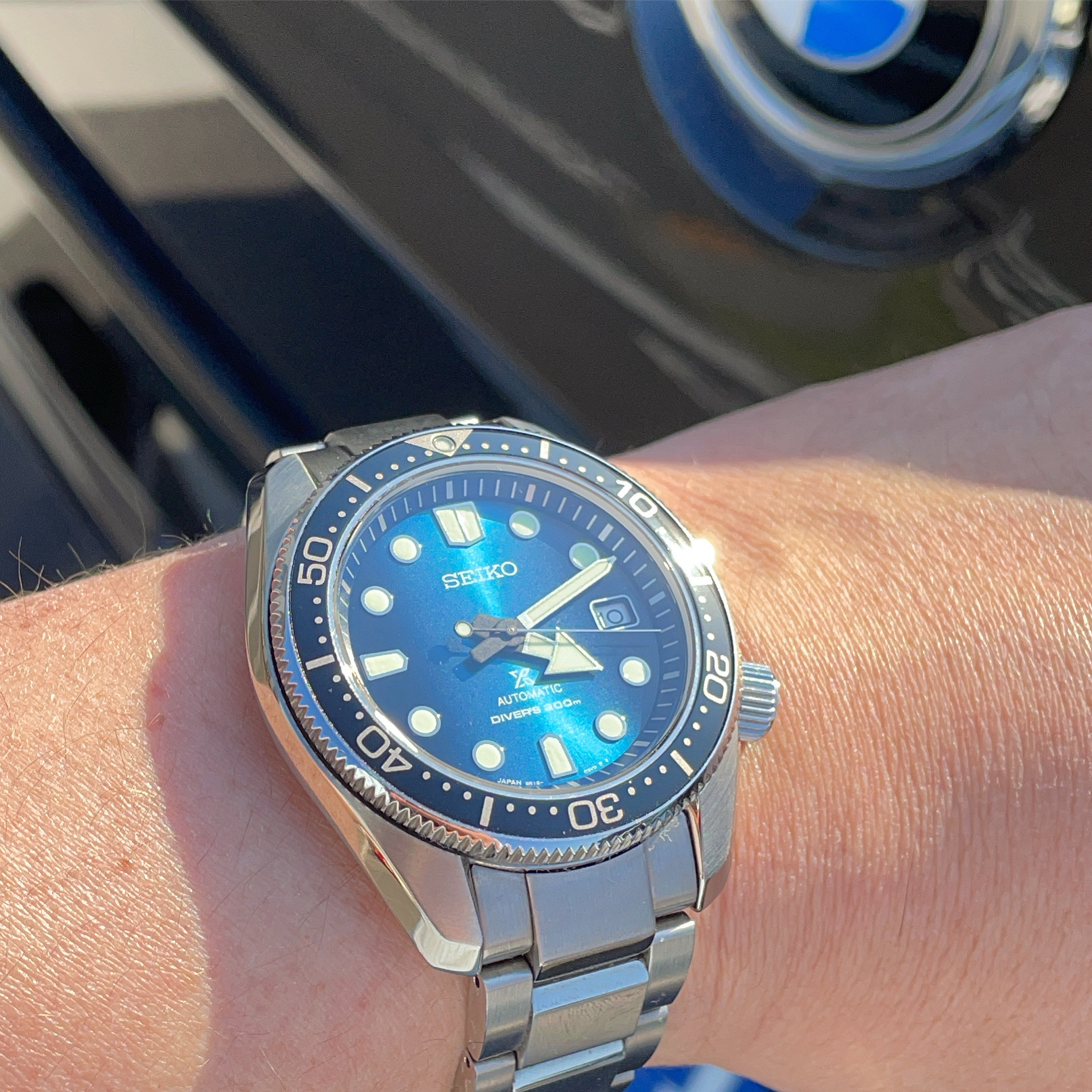 FS: Seiko SBDC065 MM200 Great Blue Hole Full Set + Crafter Blue Fitted  Rubber Strap | WatchCharts