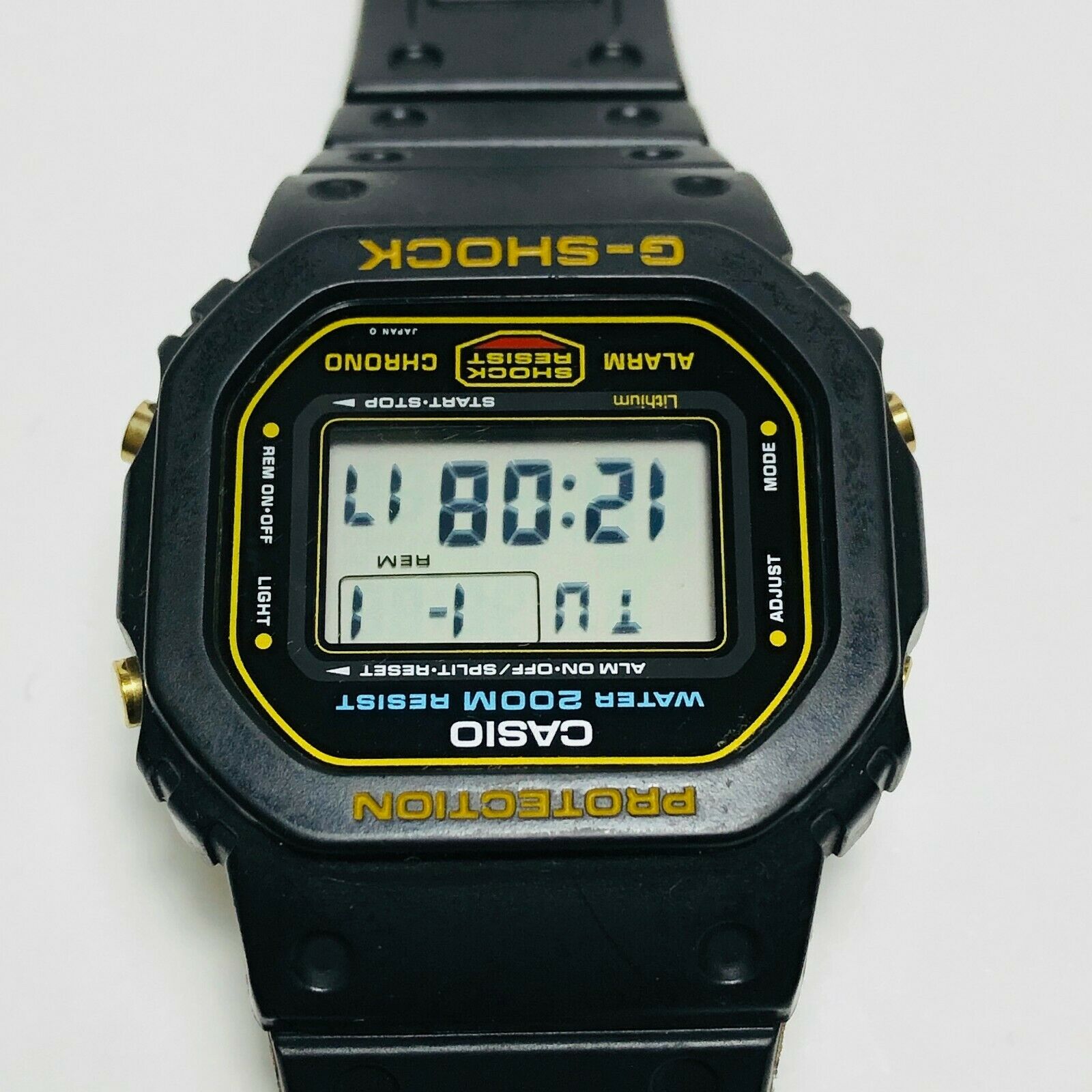 G-Shock DW5600C DW-5600C DW-5600C-9V BLACK 200M