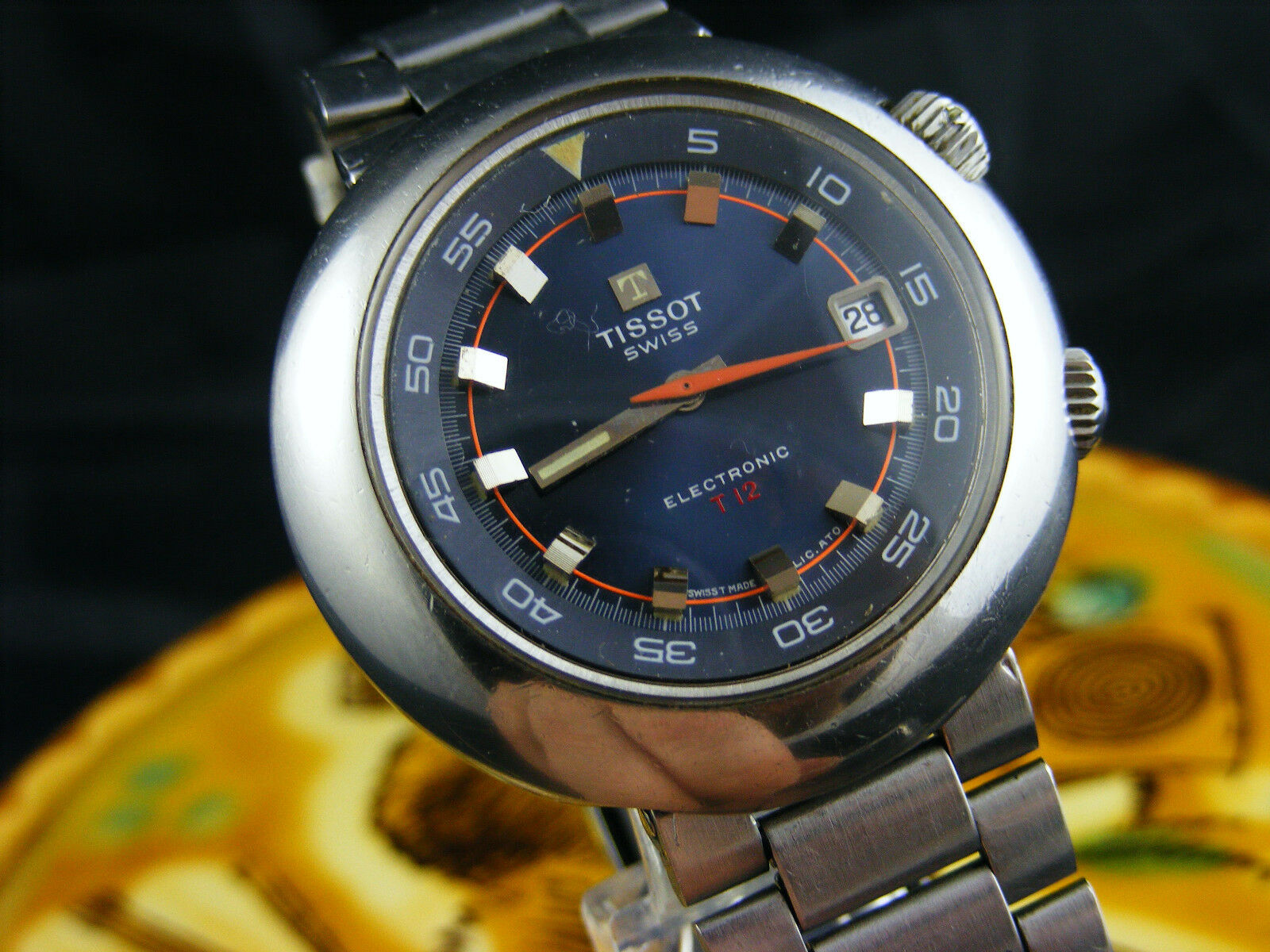 Vintage Swiss Tissot T12 ELECTRONIC RARE compresor stell WatchCharts