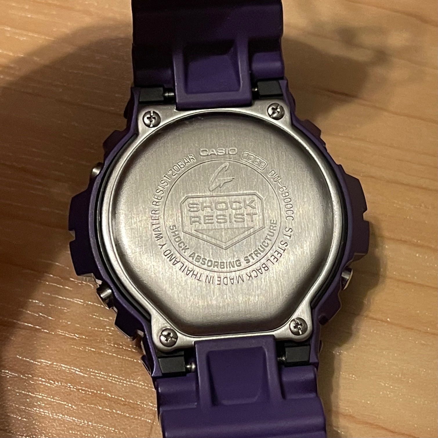 Casio G-Shock DW6900CC Crazy deals Colors Metallic Purple Digital Watch DW-6900