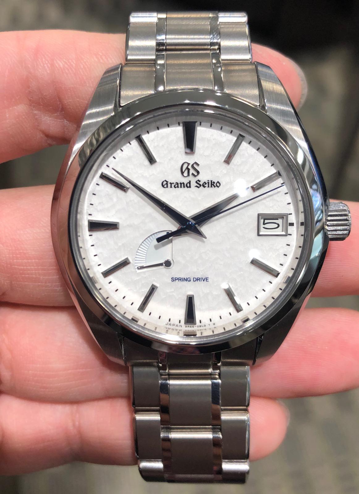 Wts Grand Seiko Spring Drive Snowflake Sbga211 Fullset Watchcharts