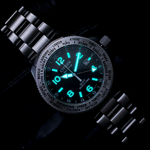 NEAR MINT* CITIZEN PROMASTER GMT B877-R011618 GN-4-S SOLAR ECO