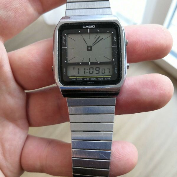 Casio AE-70 rare module 187 with light, good condition,digital 