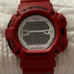 Casio Mudman G Shock G9000 1v G 9000 Mx Red Needs Battery