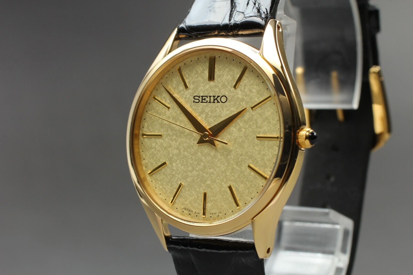 N MINT】 Seiko Dolce 8J41-0AJ0 SACM150 Gold Men's Quartz Watch