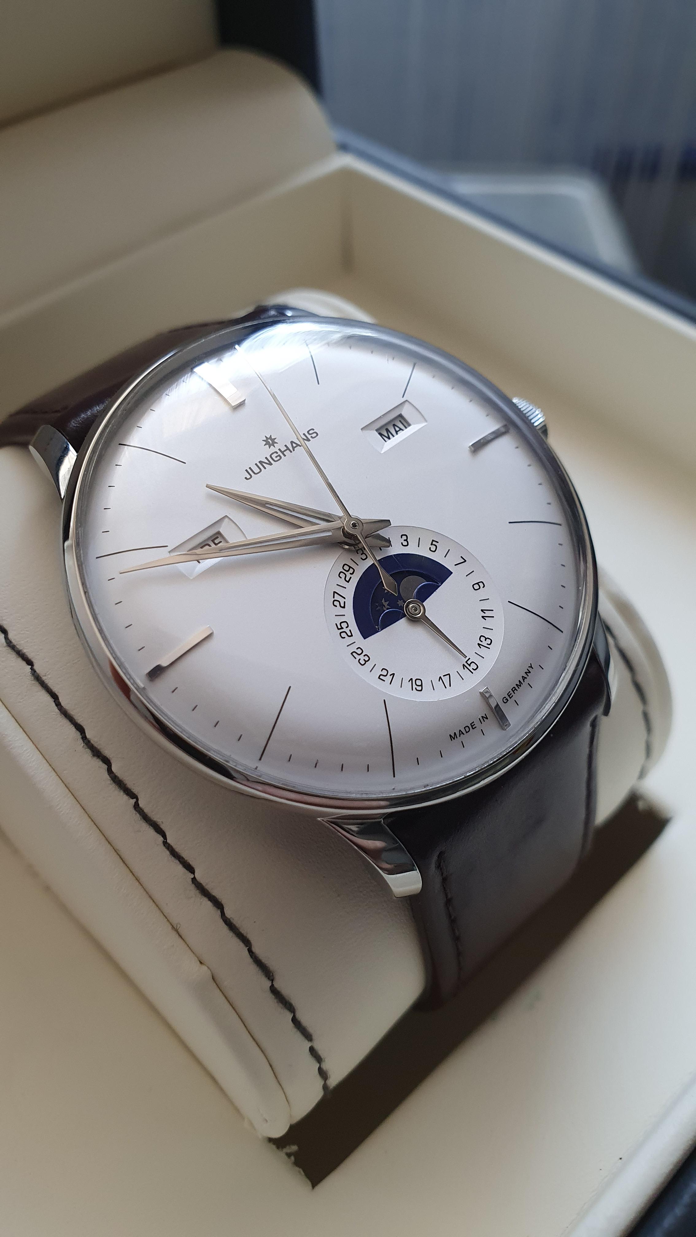 WTS Junghans Meister Kalender 027 4200 Moonphase Triple Date