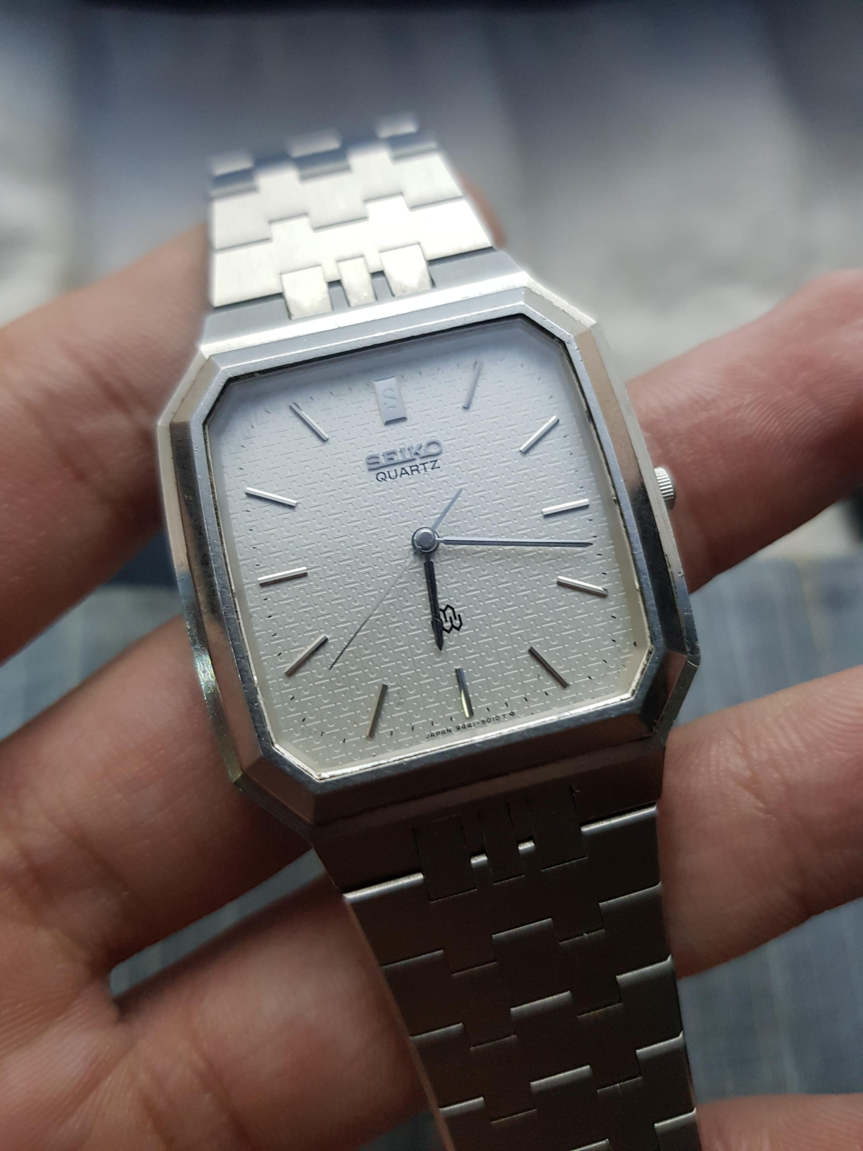 SEIKO TWIN QUARTZ 9441-5010 メンズクォーツウォッチ-