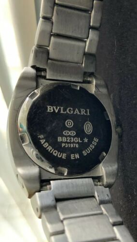 BVLGARI BB23GL - Women's Ladies Watch - Black Face - Runs | WatchCharts