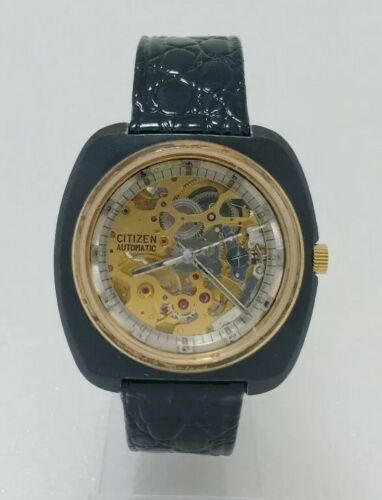 70's Vintage Citizen Skeleton 25 Jewels Automatic Japan Made Men's