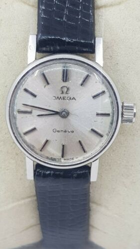 Omega Geneve Ladies Cocktail Stainless Steel Swiss Watch Cal 620